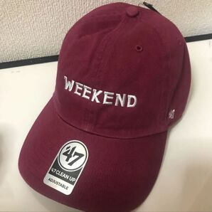 47 NEAT ニート WEEKEND バーガンディ