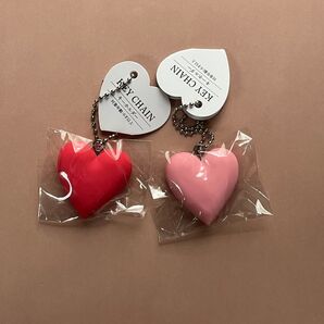 ハート キーホルダー 赤 ピンク レッド キーチェーン バレンタイン ラッピング 推し活