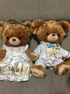 ぬいぐるみ ディズニー ユニベアシティー ウエディングドレス タキシード 結婚式