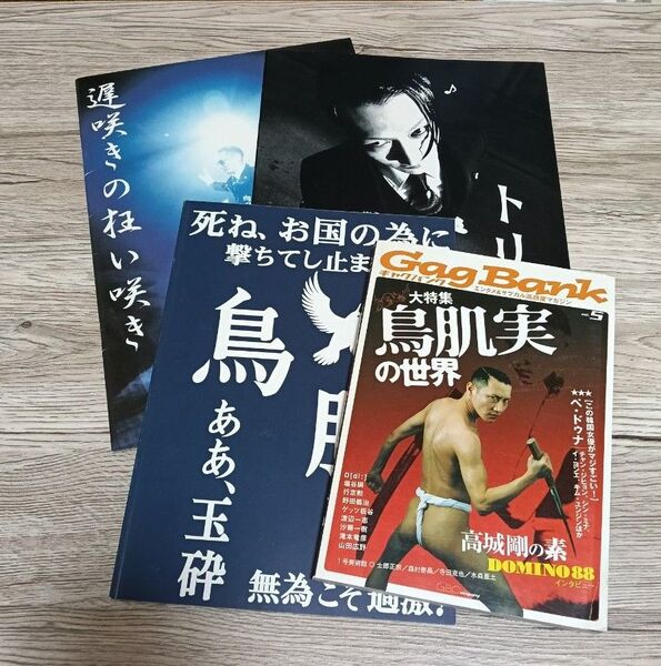鳥肌実パンフレット&雑誌
