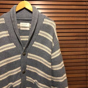 BAY FLOW / ベイフロー ボーダー ニット カーディガン サラッペ