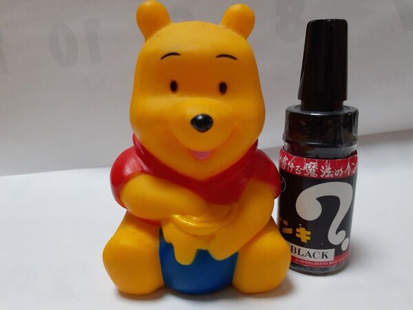 中古 くまのプーさん貯金箱 ソフビ ディズニー