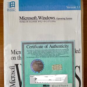 Microsoft Windows 3.1 オペレーティングシステム【未開封】
