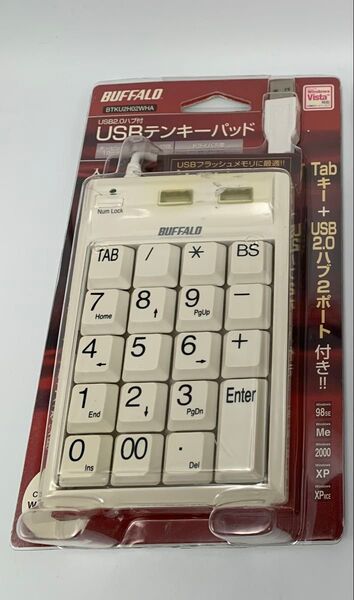 USB接続テンキー1点 中古ジャンク品 BUFFALO BTKU2H02WHA