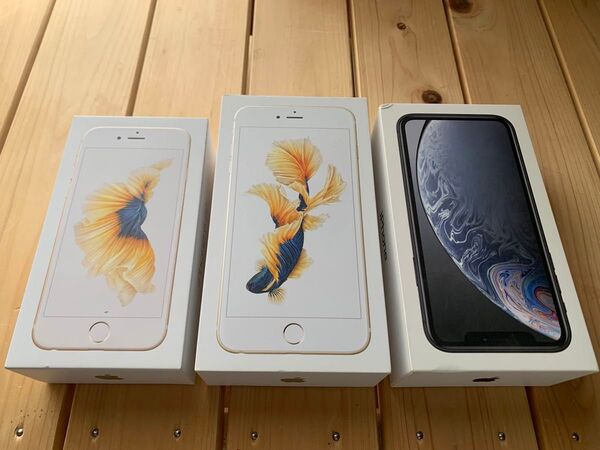 Apple iPhone アイフォン 6S 6Splus XR 空箱のみ 箱だけ