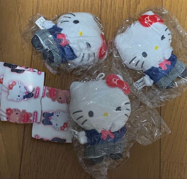 サンリオ ハローキティぬいぐるみボールチェーン2 ガチャ コギャル 3点