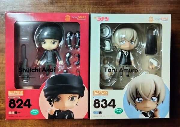 名探偵コナン ねんどろいど 824 赤井秀一 834 安室透 2体セット