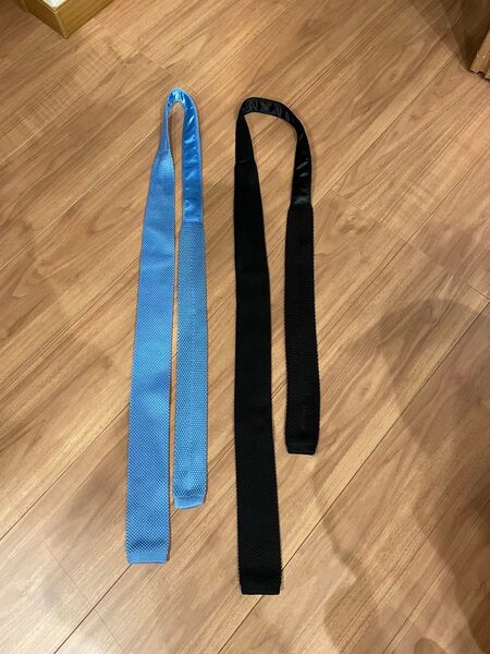 ニットタイ2本セット