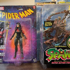 【新品未開封品2体】マーベルレジェンド スパイダーウーマンvsバーティブレーカー