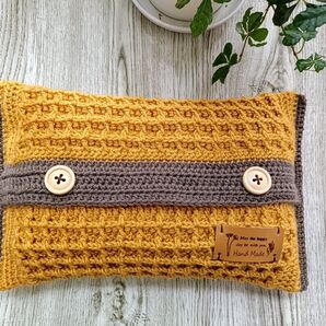 ハンドメイド*ティッシュカバー(箱なしタイプ)