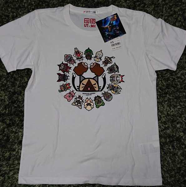 ★ユニクロUNIQLO UT×モンスターハンター アイルー(仲間)コラボTシャツ★XSサイズ★新品未使用★匿名配送