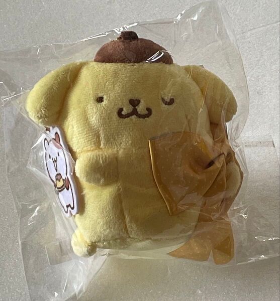 ポムポムプリン ぬいぐるみ ポールチェーン付きマスコット マフィン リボン エポスカード サンリオ EPOS 非売品