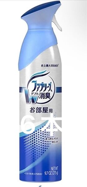 【6本】 P&G ファブリーズ ミストラル すっきりアクアのミスト 275g 6本 お部屋用 消臭剤 芳香剤