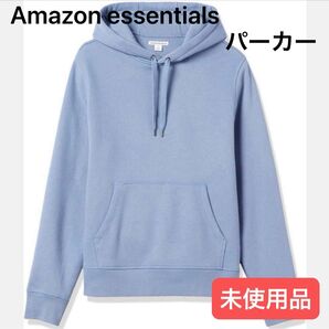 Amazon essentialsアマゾンエッセンシャルズ★パーカー★デニムブルー★メンズSサイズ★レディースユニセックス