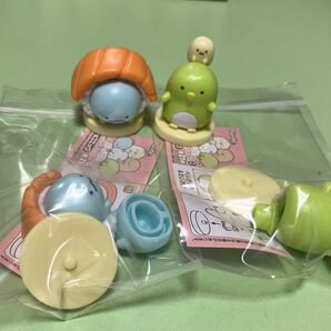 ②すみっコぐらし2 チョコエッグ ぺんぎん? とかげ 2点