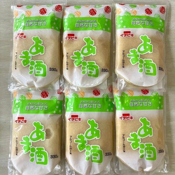 イチビキ あま酒 1.9キロ(330g×6袋)アルコール分0% 甘酒 米麹とお米から造られた自然な甘さ ひな祭り 桃の節句