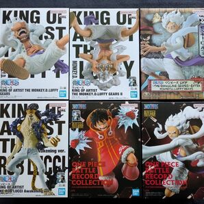 ★新品未開封★ワンピース KING OF ARTIST DXF他 6体セット まとめ売り ルフィ ニカ GEAR5 ギア5 ルッチ
