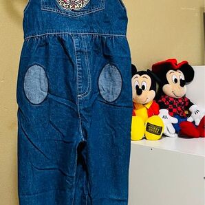 ディズニー デニムサロペット 140