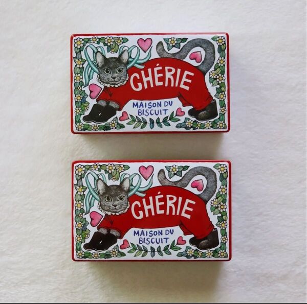 【新品未使用、未開封】CHERIE MAISON DU BISCUITヒグチユウコ ビスキュイサンド コラボ缶のみ(2缶セット)