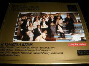 ロッシーニ ランスへの旅 アバド マクネアー ステューダー ヒメネス ベルリン ゴールド ソニー Rossini Voyage to Reims Abbado SONY GOLD