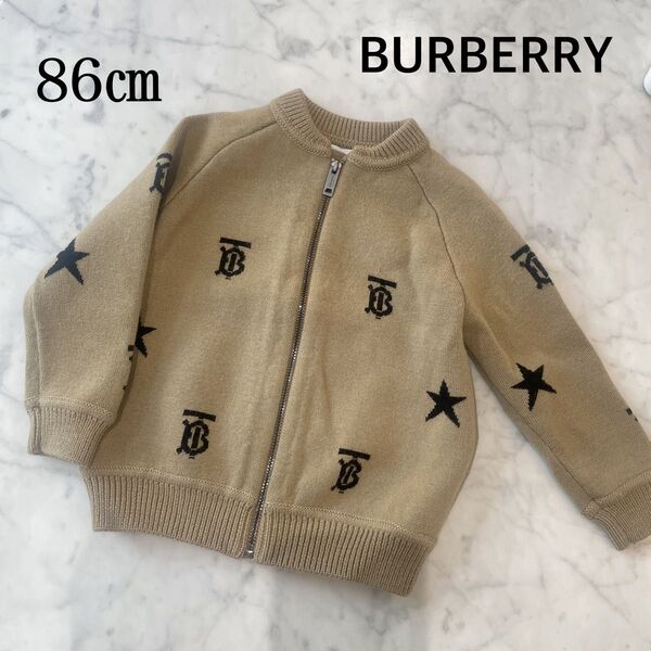 BURBERRY ニットジャケット 18M 86センチ