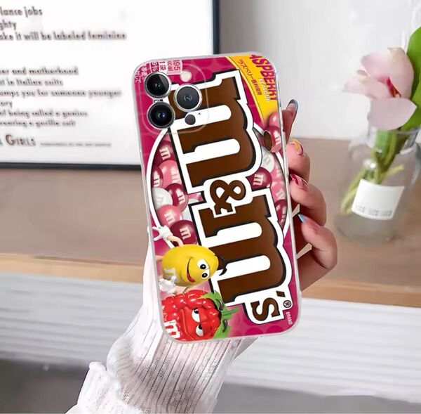 M&M's iPhone13ケースピンク