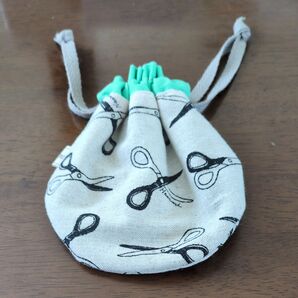 ハンドメイド 巾着袋 ミニ巾着