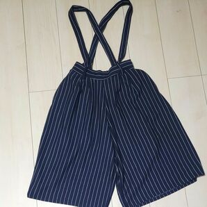RICCA RICCA サスペンダー付き ワイドパンツ 女の子