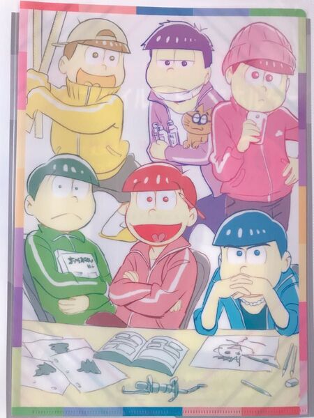 おそ松さん 特典 スタッフ本 クリアファイル