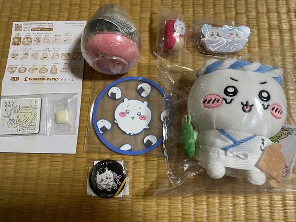 ちいかわ ちいかわまとめ売り カプセリウム ちいかわ寿司 缶バッジ ぬいぐるみ ラバーコースター 新品未使用未開封