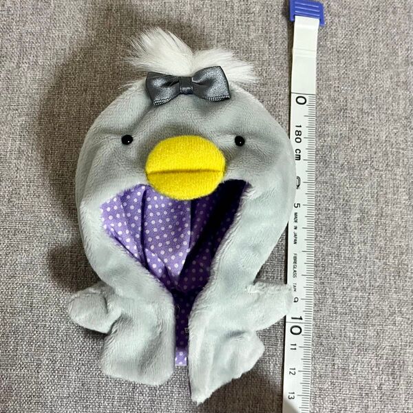 ぬい服 グレー ペンギン 10cm