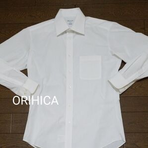 ORIHICA ホワイトシャツ M