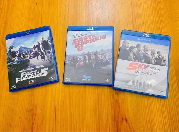 ワイルドスピード 5・6・7 Blu-ray【バラ売り不可】