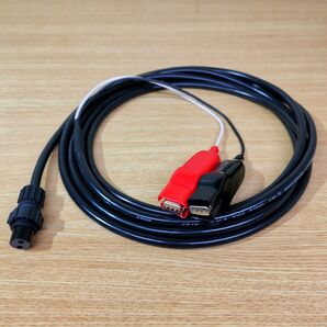 ホンデックス魚群探知機コード☆12Vバッテリーで魚探を動かす為の電源ケーブル2m