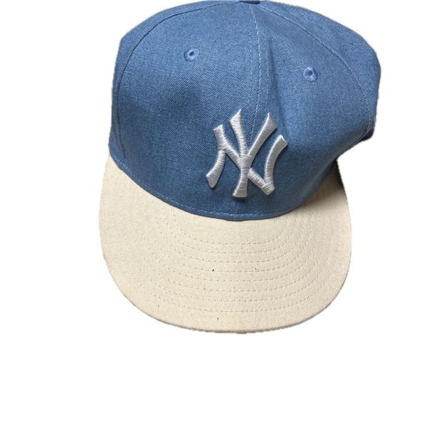 NEW ERA ニューエラ ニューヨーク ヤンキース キャップ CAP 帽子 ブルー 59.6センチ 2トーン