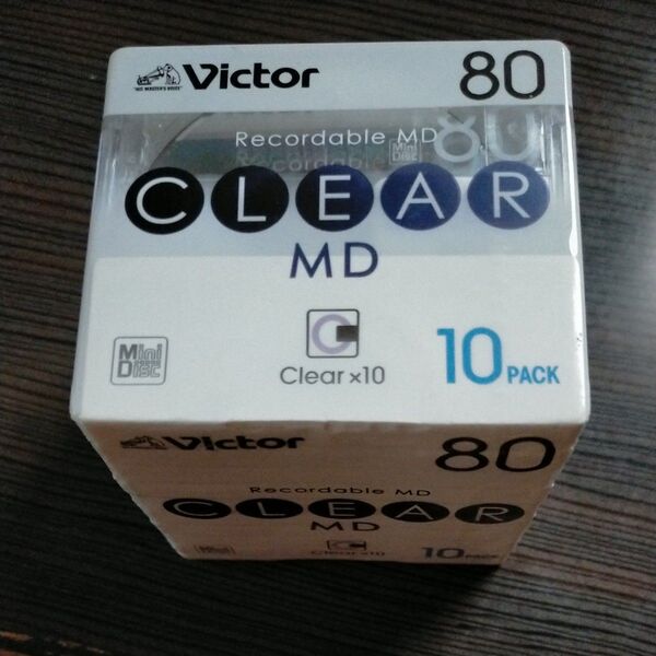 ミニディスク 80分 10枚 MD-80QX10 Victor MDディスク 10PACK