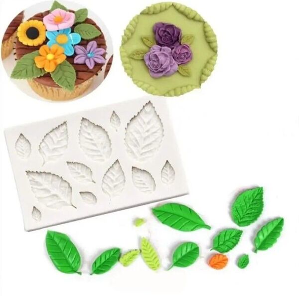 シリコンモールド 葉っぱ 装飾 植物 レジン 石膏 アクセサリー ディスプレイ