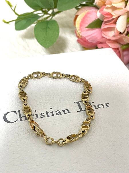 Christian Dior ディオール ゴールドリンクブレスレット