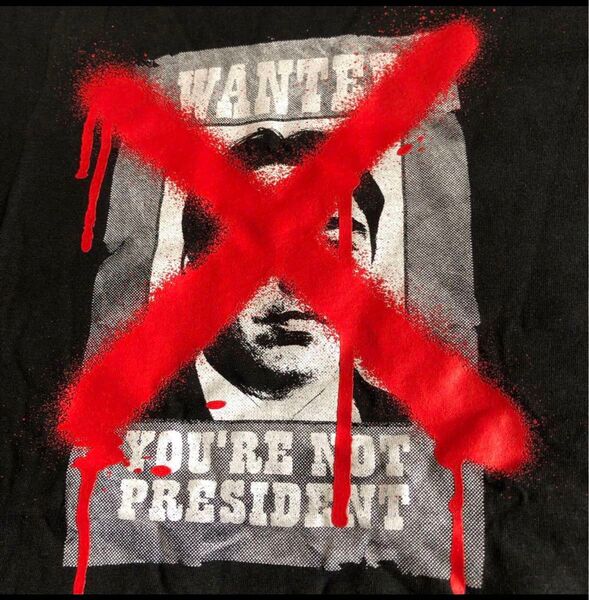 サイモン猪木WANTED YOU'RE NOT PRESIDENT Tシャツ XL 新品