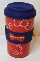 格安 HELLO KITTY ハローキティ タンブラー スリーブ付き 350ml 未使用 20200220 kmrtyuj k2 h 0218_画像1