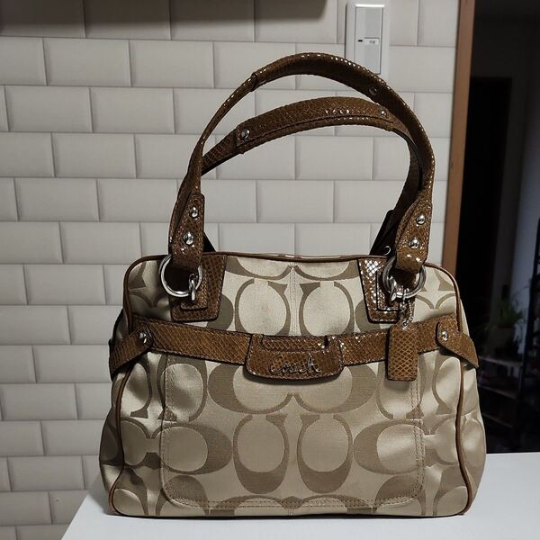 コーチ COACH ブラウン系 ハンドバッグ