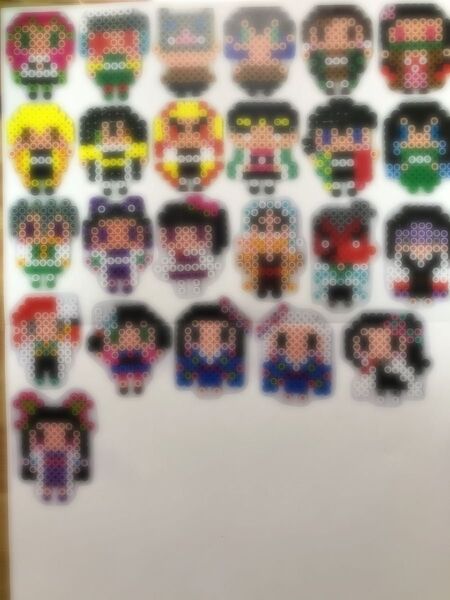 鬼滅の刃アイロンビーズ図案24種+おまけ