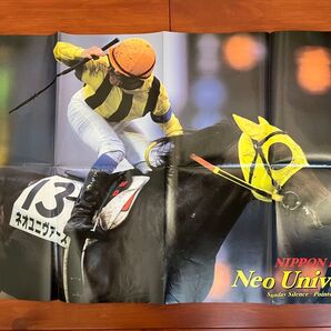 ネオユニヴァース ポスター 競馬 サラブレ 付録