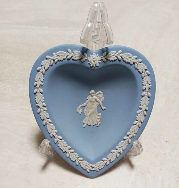 WEDGWOOD ウェッジウッド ジャスパー ペールブルー ハート