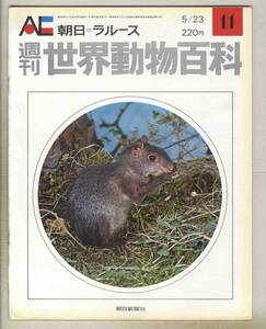 【d8694】71.5.23 週刊世界動物百科11／ヤマアラシ、ビーバーネズミ、チンチラ、… [朝日=ラルース]