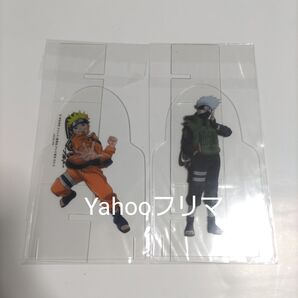 NARUTO 昔 イベント 景品 非売品 未開封 クリア スタンド うずまきナルト はたけカカシ ポップ 岸本斉史