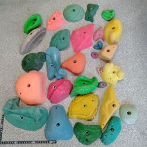 No6 中古 クライミングホールド 大きめセット