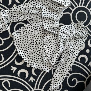 self-portrait ポルカドット長袖ブラウス s