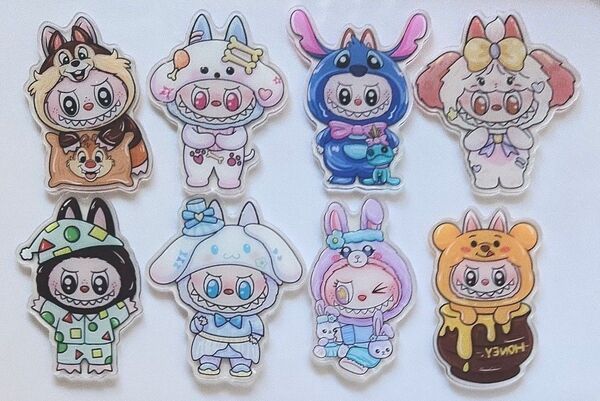 POPMART ラブブ アクリル パーツ 8cm
