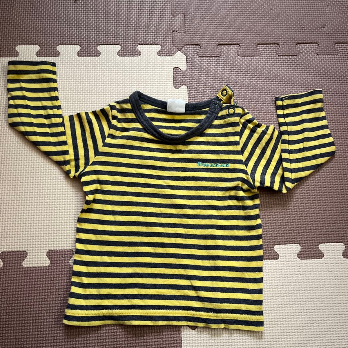 moujonjon ボーダーロンT イエロー